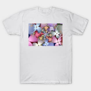 Spring Flowers Pattern T-Shirt